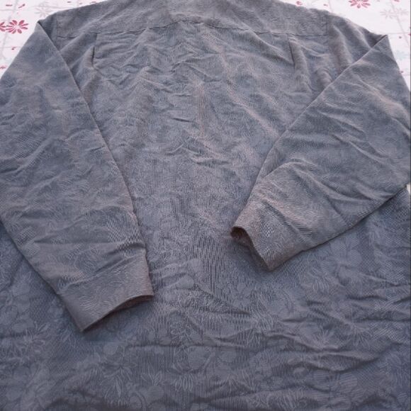 Jos A Bank XL Modal Blend Gray Longsleeves Button Up Men's Dress Shirt - Picture 7 of 7